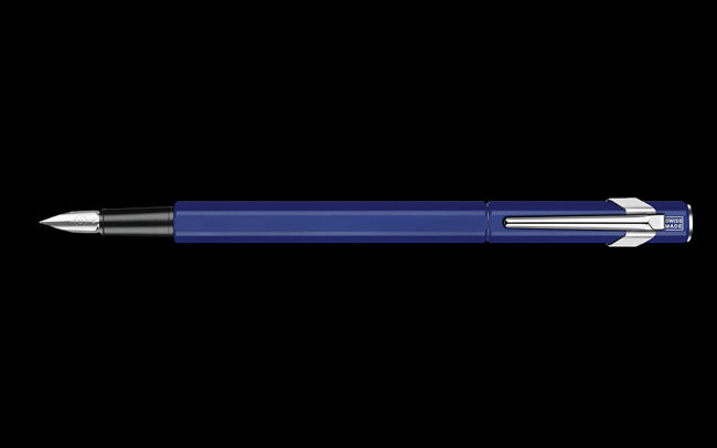 Caran D'Ache Fountain Pen 849 Metal Blue